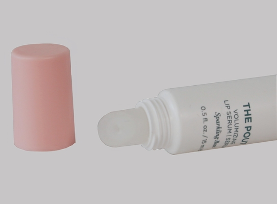 D19mm 10-25ml Squeeze कस्टम कॉस्मेटिक ट्यूब प्लास्टिक TPE लिप ग्लॉस ट्यूब