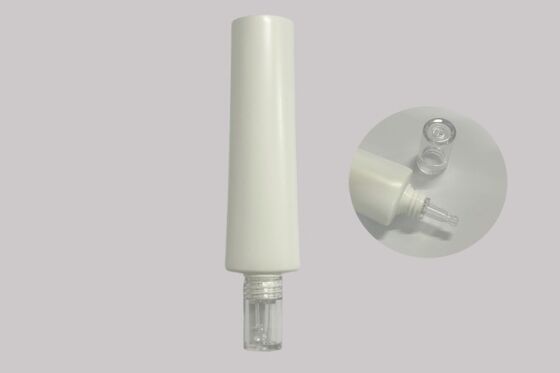 30-60ml कॉस्मेटिक प्लास्टिक आई क्रीम एसेंस ड्रॉपर ओवल ट्यूब