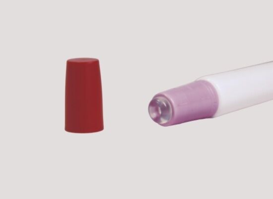 D19mm 10-25ml अनुकूलन योग्य नरम सिलिकॉन स्क्रिस ट्यूब लिप बाम और कॉस्मेटिक उत्पादों के लिए